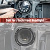 X AUTOHAUX 7 Inch Round Headlight Mounting Retaining Bracket Ring