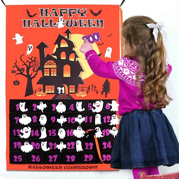 OurWarm Halloween Advent Calendar 2020, 31 Days Halloween Countdown Calendar