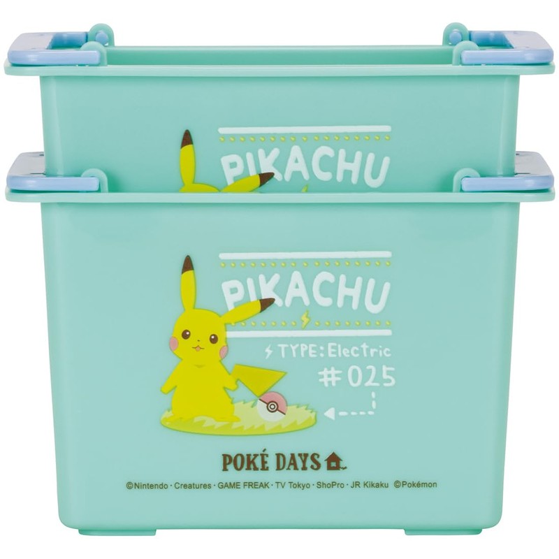 Skater Stackable Mini Basket Set of 2 Pocket Monster Poke