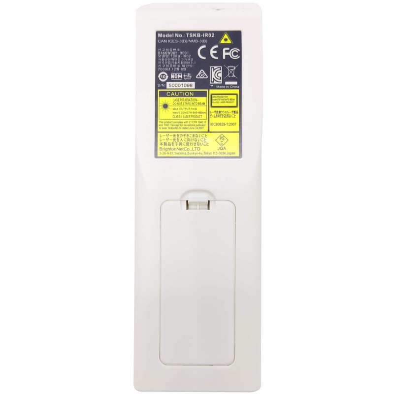 INTECHING TSKB-IR02 Projector Remote Control for Dell 4220, 4320, S300wi,