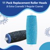 Replacement Roller Heads for amope Pedi Perfect Refills Electronic Foot