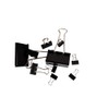 Binder Clips 10 X Black Strong Metal Fold Back Bulldog