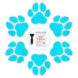 Secopad Non-Slip Bathtub Stickers, 20 Large PCS Safety Bathroom Tubs Showers Treads Adhesive Decals with Premium Scraper (Blue)