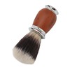 Nylon Men Shaving Brush with Wooden Handle Lightweight Soft for