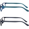 Reading Glasses for Men/Women with Spring hinges, Rectangulart Computer Readers