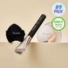 Piccasso FB33 Tapping Cover Foundation Brush Set (+Mixing Palette +