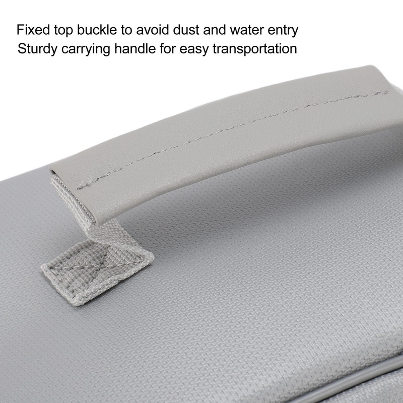 Fireproof Waterproof Document File Organizer Box Portable Home Travel Safe
