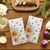 100 Spring Summer Disposable Paper Decorative Guest Napkins, Floral and