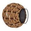 Outdoor Solar Lantern LED Waterproof Hollowed Rattan Ball Solar Hanging