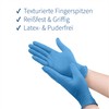 ABENA Nitrile Disposable Gloves Pack of 100 (Size L) Blue