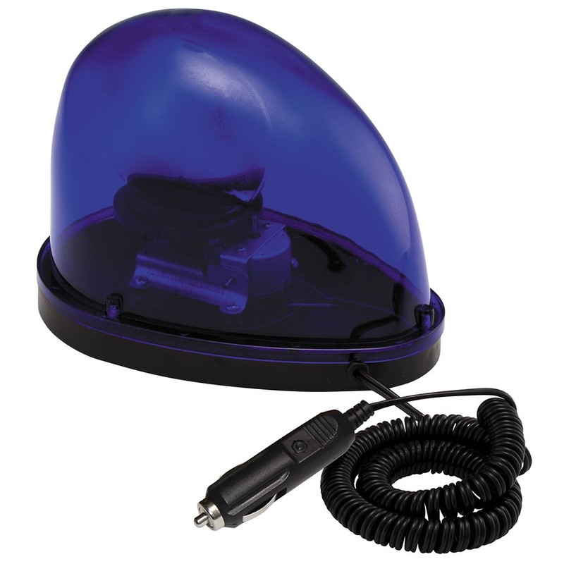 Meltec FQ-02 Rotating Emergency Light, Magnetic Type, DC12V, Blue