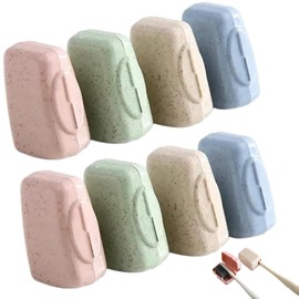 DKJEkdje 8 Pcs Toothbrush Covers Caps, Replaceable Electric Toothbrush Head Cover Toothbrush Protector Cap for Household Travel Bathroom Gym Camping