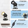NOTOC Industrial Adjustable Retro Black, Plug-in Wall lamp, Rocker Wall