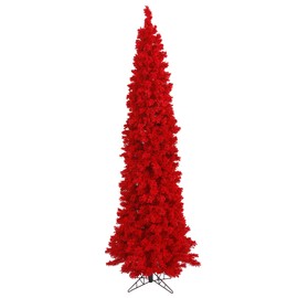 Vickerman Flocked Red Fir Christmas Tree, K168047