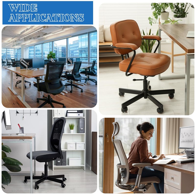 sourcing map 2 Pcs Office Chair Cover, Stretchable Soft Rotating