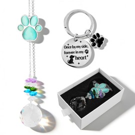 Dog Memorial Gifts for Loss of Dog, Pet Memorial Suncatcher
