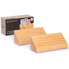 Yellow Mountain Imports Standard-Size Solid Beechwood Playing Card Holders/Racks -