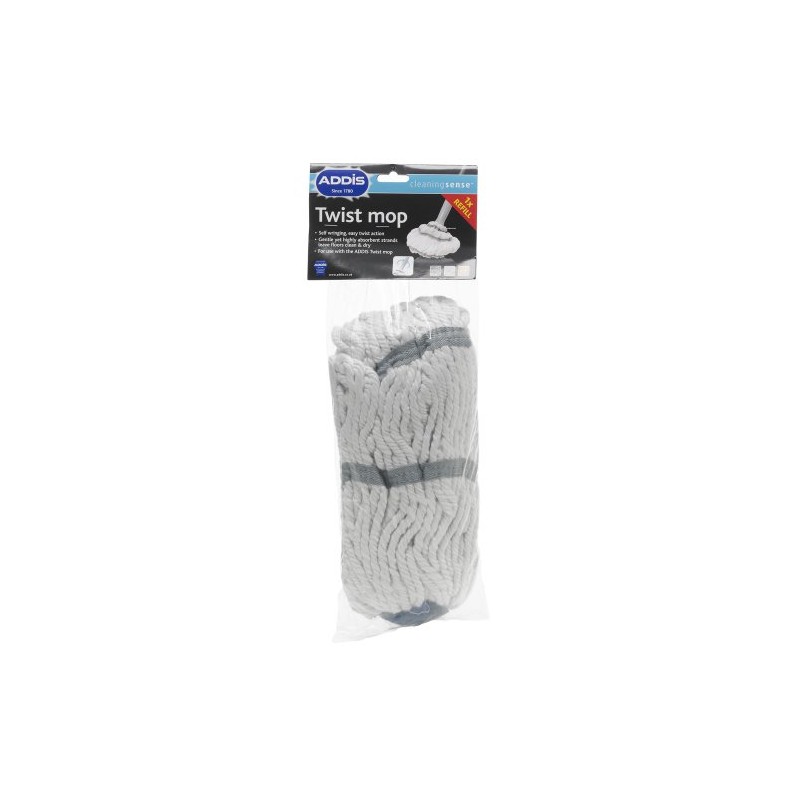 Addis Twist Absorbent Wringing Kitchen Floor Mop Refill