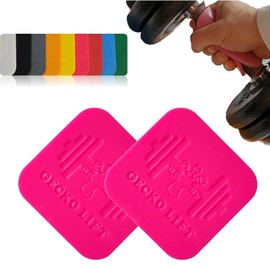 GECKO LIFT Pads (Pink), Weight Lifting Glove Alternative, no Sweat, no Callus, Thick Cushion, and Special Colors for Your Workout Set - 5mm