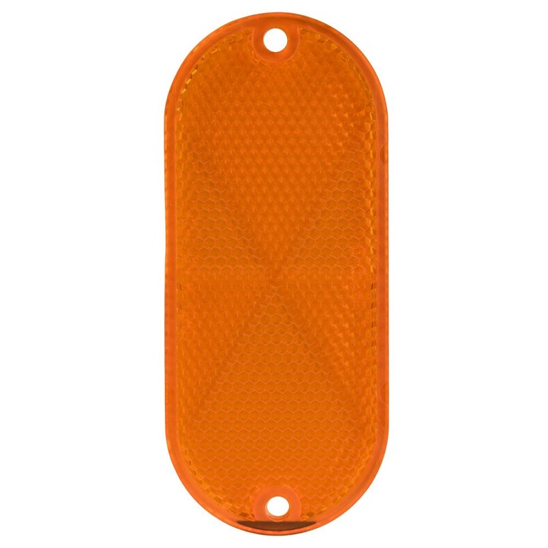 Blazer International B278SAW Oblong Stick-On Reflectors, Amber, 2 Pack