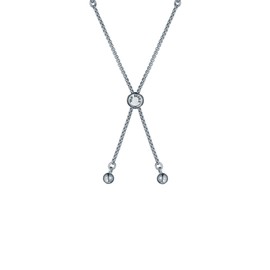 Ted Baker Isabela Crystal Baguette Adjustable Bracelet For Women (Silver/Crystal)