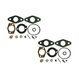 Carburetor Overhaul Kit Rebuild Kit Replaces Briggs & Stratton 695157 (Pack of 2)