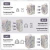 Extra Large Compression Packing Cubes for Carry On, 4 Set