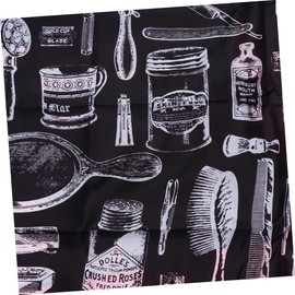 Healvian 2pcs Hairdressing Cloak Salon Cape Polyester Apron for Hair Cutting Dyeing Perming Durable Static Design for Stylists Barbers Black White