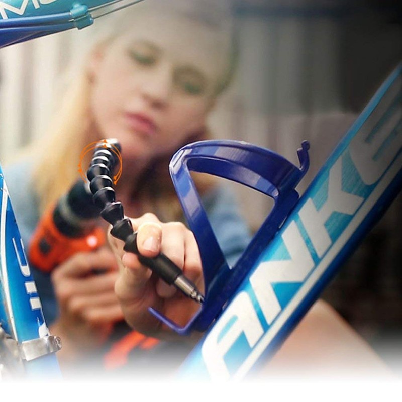 Yosoo Flexible Extention Screwdriver Drill Bit Holder with Magnetic Quick