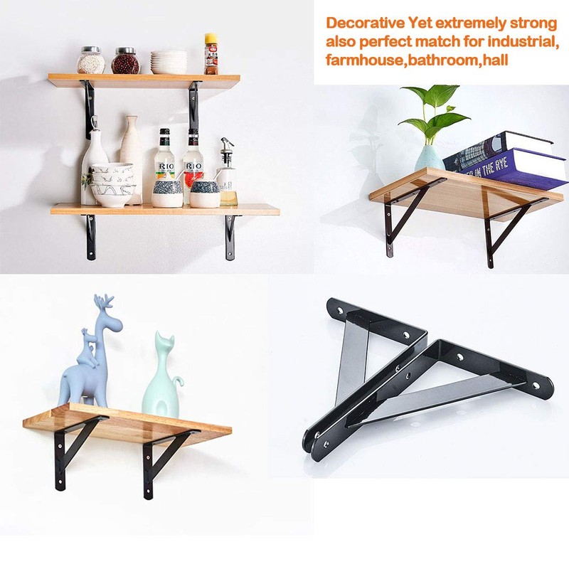 Shelf Brackets, Wall Angle Heavy Duty Brackets, 90 Degree Angle