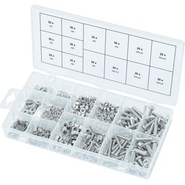 KS Tools 970.0510 Raised Head Machine Screws Metric – 475 pieces