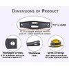 2 Pack Firefighter Helmet Straps, Thickened Rubber Firefighter Helmet Band