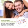  12 Pcs Super Bristle Toothbrush Hard Toothbrushes for Adults