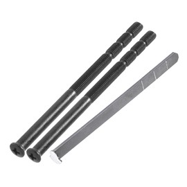 Thick Door Kit for Schlage B60 Series 2.25-4 in extension kit, Thick Door Replacement Kit Black 3-Pack