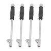 4 Pcs Dual Head Air Chuck 1/4 Inch Female NPT