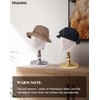 TINGSING Mannequin Head Wig Head Stand, Hat Display Stand Wig
