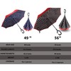 MRTLLOA 40/49/56 Inch Oversize Windproof Inverted Reverse Upside Down Umbrella,