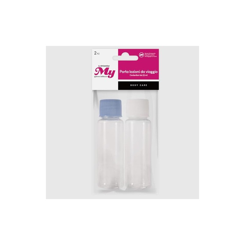 La Briantina Flaconcini Porta Lozioni da Viaggio 25 ml –