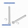 QUARKZMAN 10Set M4x40mm Perno Posizionamento Cilindrico Elastico Albero Acciaio Inossidabile