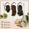 obeoby Wig Hanger, Hanging Wig Stand Portable Hanging Stand For