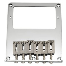 Musiclily Pro 54mm Humbucker Telecaster Bridge with 6 Stainless Steel Saddle for Tele Style Electric Guitar, Chrome