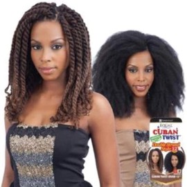 Freetress Equal Synthetic Hair Braids Havana Twist Style Cuban Twist 12" (30)