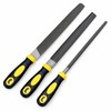 8-Inch Professional High Carbon Steel File Set – Flat, Round