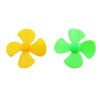 MTQY 20PCS Miniature DC Motor 2mm Shaft Propeller Plastic Four