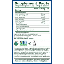 Passionflower Herbal Tea Te de Hierbas Naturales Para Dormir Relajado Alivia Ansiedad Insomnio y Estres