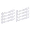 5Pair(10PCS) Women Silicone Clear Transparent Invisible High Heel Shoe Straps