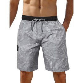 iCKER Men's Shorts, Swimming Trunks, Beach Shorts, Board Shorts, Quick-Drying for Summer