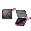 1 Pack Purple Pill Organizer with Strap, 4 Compartments, Compact