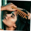 VICASKY Wide Tooth Wooden Massage Comb Handle Scalp for Thick