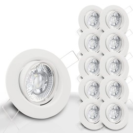 DECORA Recessed Ceiling Spotlight 230 V - Set Includes LED Module 5W Extra Flat 35 mm ET